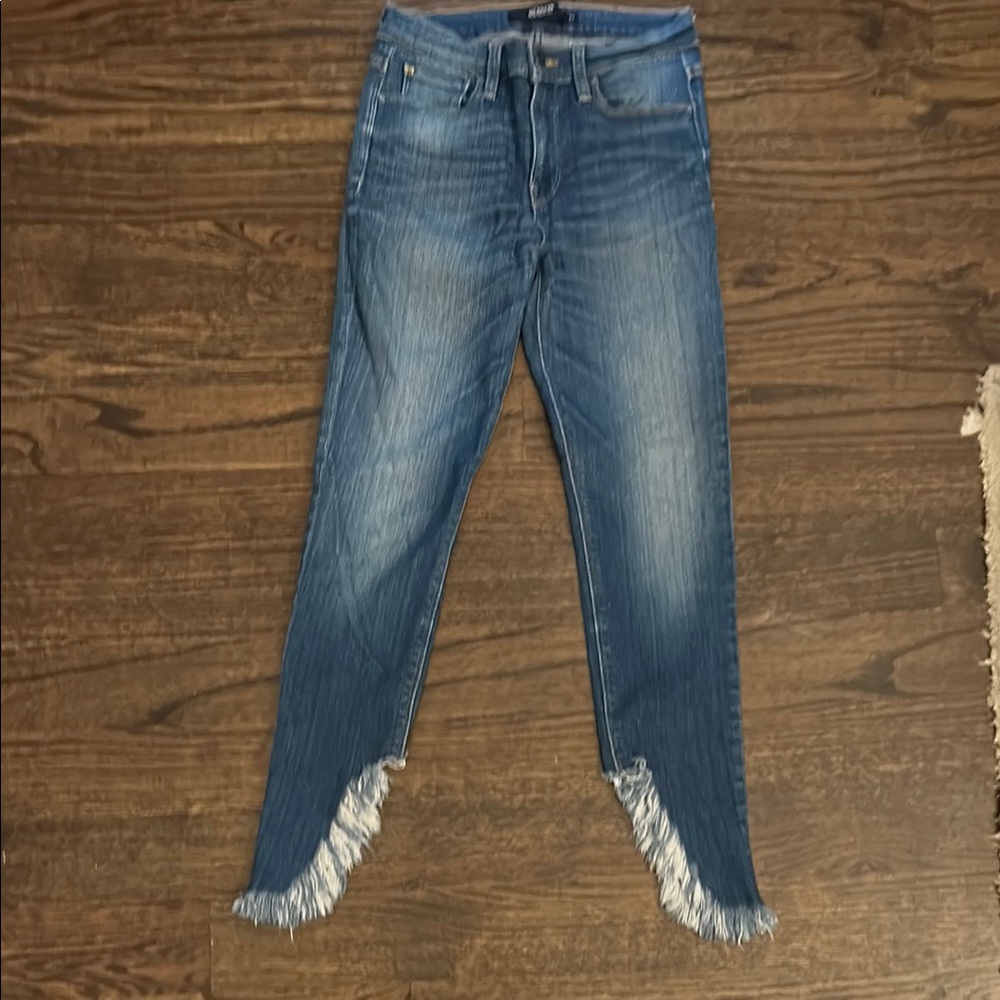 Hudson Nico Super Skinny Raw Hem Jeans Sz 27